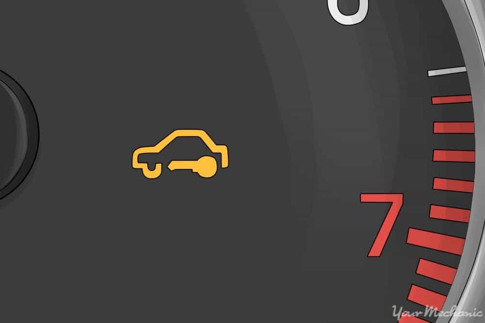 Если загорелся значок иммобилайзер